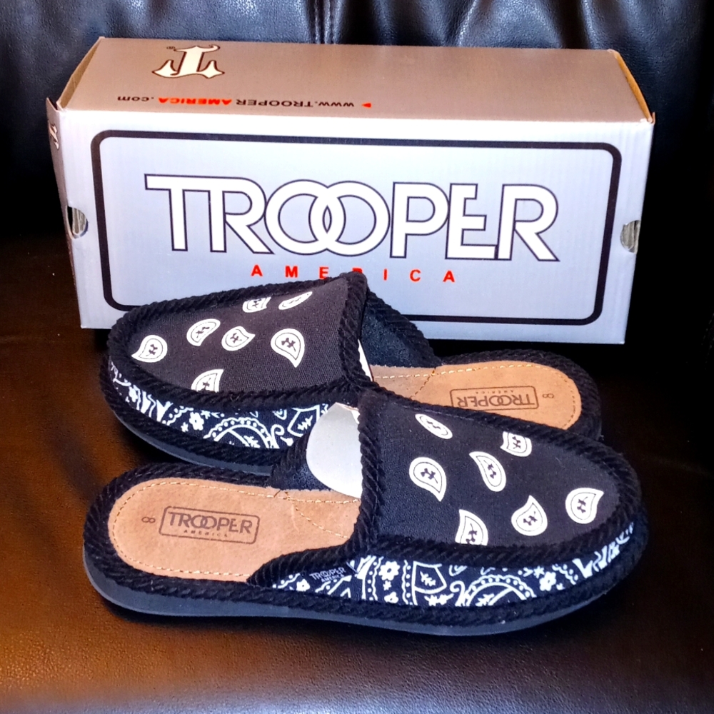 Trooper America Bandana Open Heel shoes
